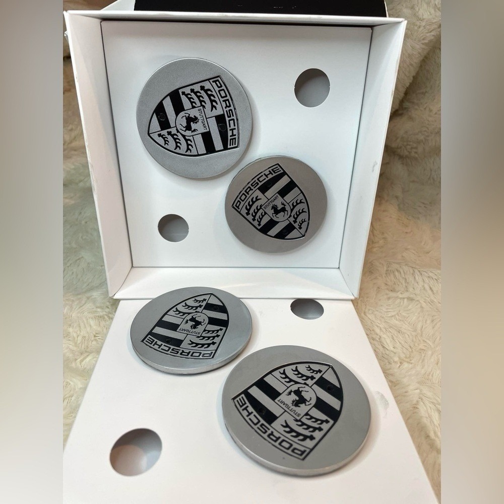 PORSCHE Tequipment Wheel Center Cap Set of 4